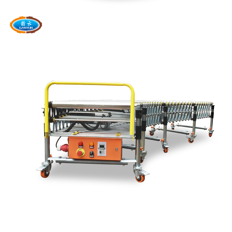Telescopic roller conveyor